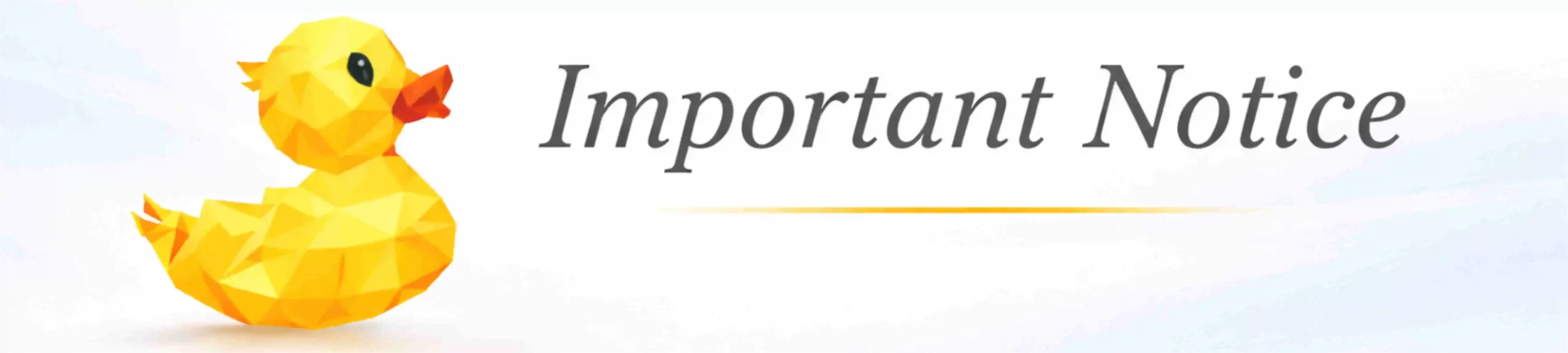 important notice